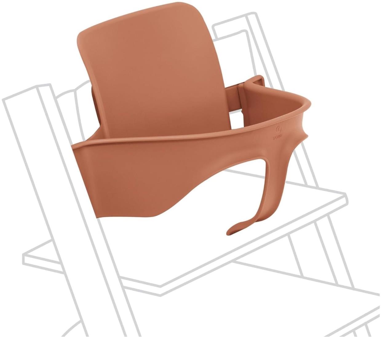 Stokke (ストッケ) トリップトラップ専用 もの言う花仕掛ける2 もの言う花女性議長 ご機嫌女性議長単品 属する品 赤ちゃん 居敷き テラコッタ ※本体別売り 生後6ヶ月から3歳頃まで当て嵌める能力のある 押しひろげるグライダー 生み出すこと祝 北欧ひな型