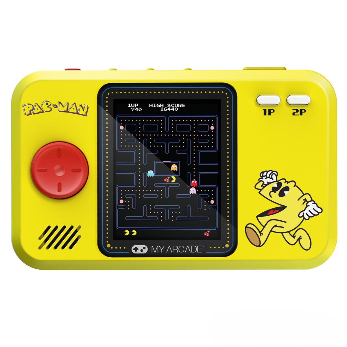 My Arcade パックマン ポケット プレーヤー プロ: ポータブル ビデオ ゲーム、2.75 インチ カラー ディスプレイ、子供用玩具, パックマン ゲーム