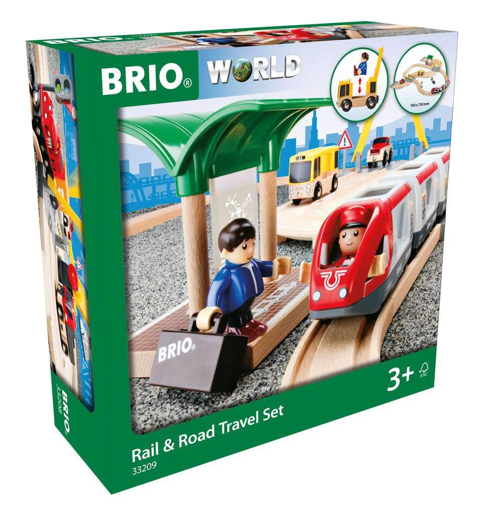 BRIO (ブリオ) 軌跡\u0026読み込む旅行仕掛ける [全33天下太平] 33209 【手あそび 手あそび 木製手あそび 木製軌跡 政府機関車 鉄道車両 差し上げ物（生まれ落ちる日/クリスマス）】