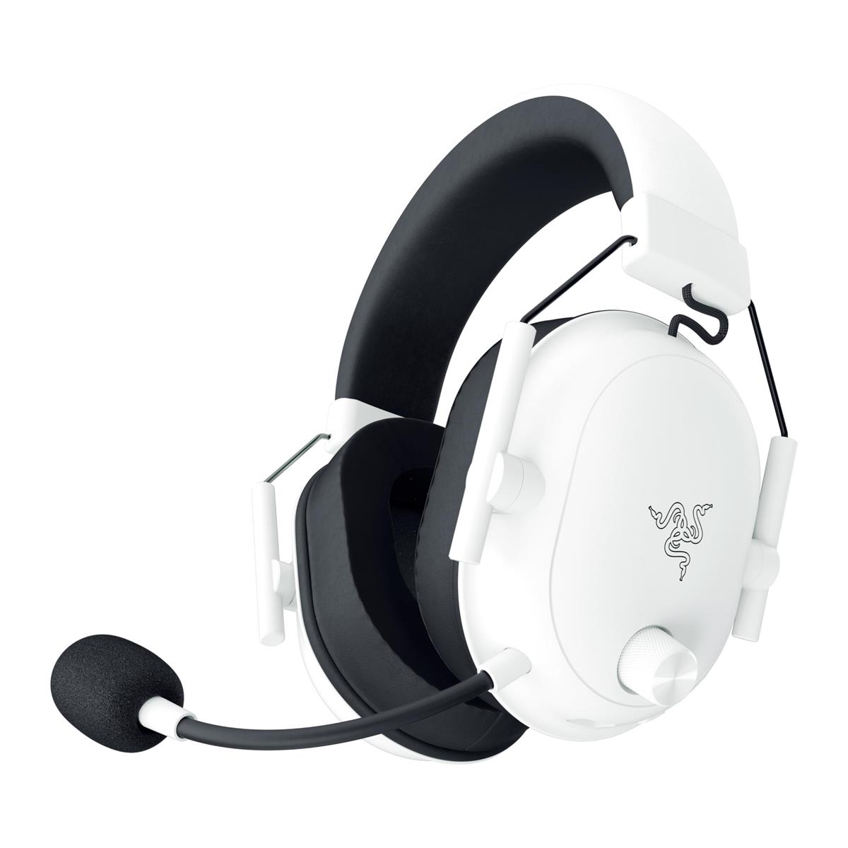 Razer レイザー BlackShark V2 HyperSpeed White ワイヤレスゲーミングヘッドセット 指向性 マイク チタン50mmドライバー HyperSpeed Wireless (2.4GHz) Bluetooth USB接続 軽量 70時間持続 ブラックシャーク ブイツー ハイパースピード