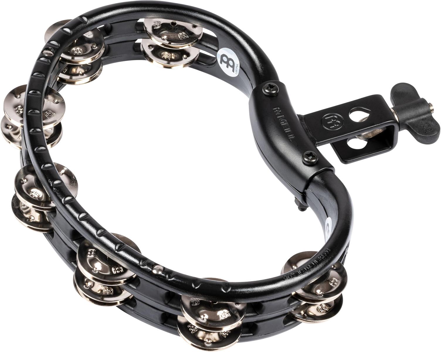 MEINL Percussion マイネル タンバリン Traditional ABS Tambourine Steel Jingles Black TMT2BK 【国内正規品】｜フォーチュネスマート