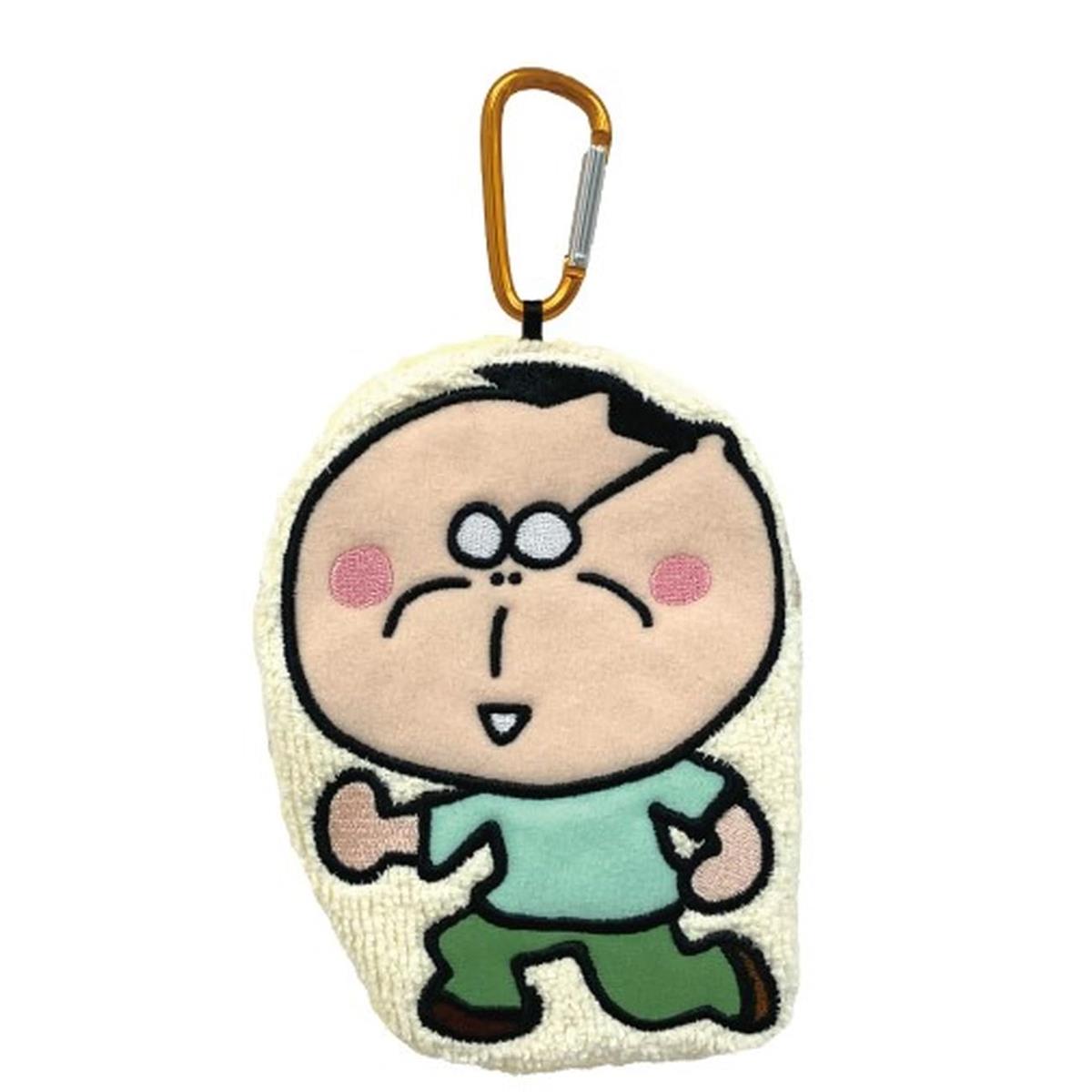 バンダイナムコヌイ(Bandai Namco Nui) あたしンち 父 カラビナつきマスコットポーチ画像