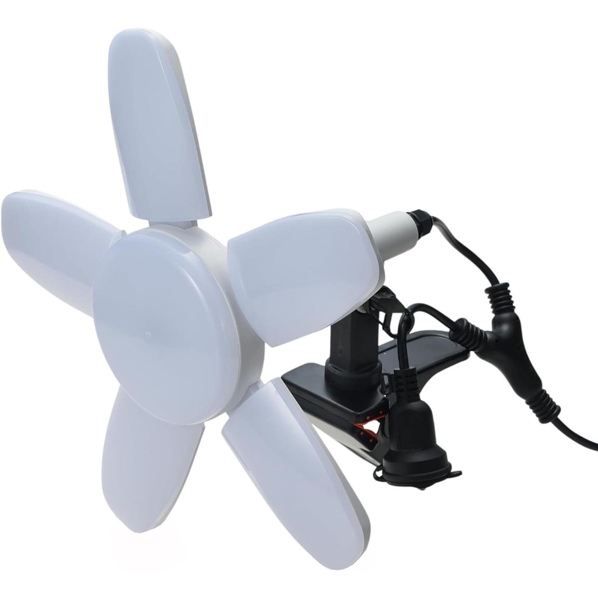 高儀 防雨型LEDクリップライトSAKUTO 60W CLT-60SLA EARTH MAN 屋内・屋外兼用 防水等級IPX4 照明 作業灯 投光器 開閉で照射範囲が変わる 約6500lm たかぎ