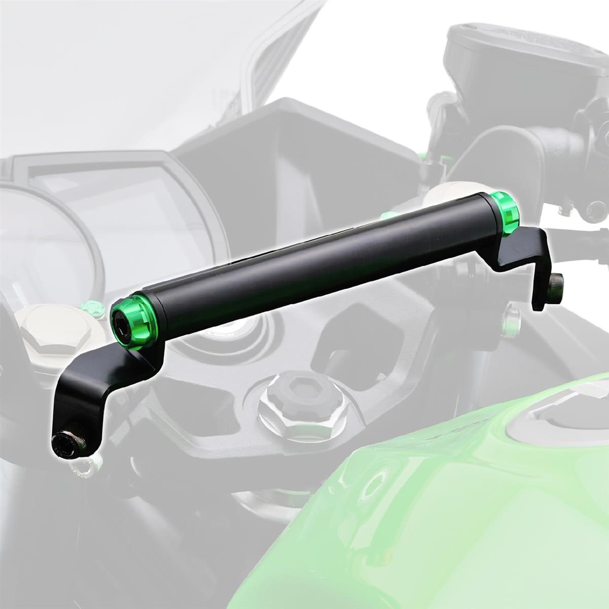デイトナ(Daytona) Ninja400/250専用 クランプバー マルチバーホルダー ライムグリーン 17861