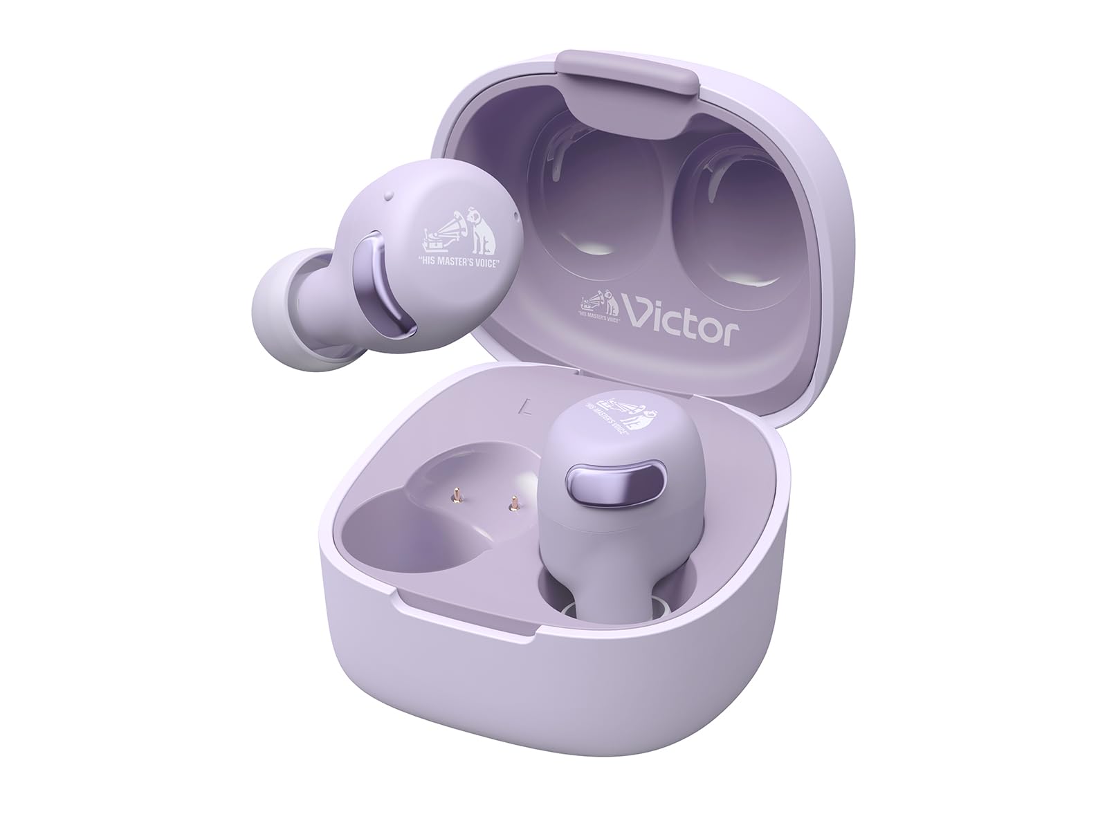 JVCケンウッド Victor HA-A30T2-V ワイヤレスイヤホン Bluetooth Ver.5.3 ノイズキャンセリング 適用業務相応う マルチポイント 足し加える27第四次元生まれ変わり マイクロホン付き添い人 小型 軽さ 外音摂取すること 雨合羽 パープル