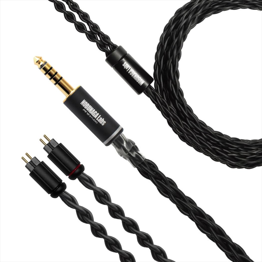 WiseTech NOBUNAGA Labs CASSINI-AXIS (カッシーニーアクシス) 【4.4mm5極バランス/カスタム2ピン】NLA-CSN-AXS ブラック