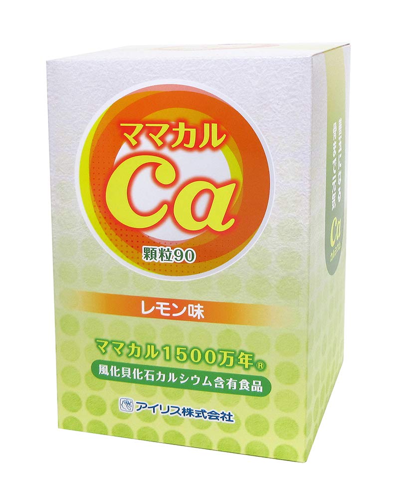 風化貝Ca ママカル1500万年 檸檬味 (細粒) 90