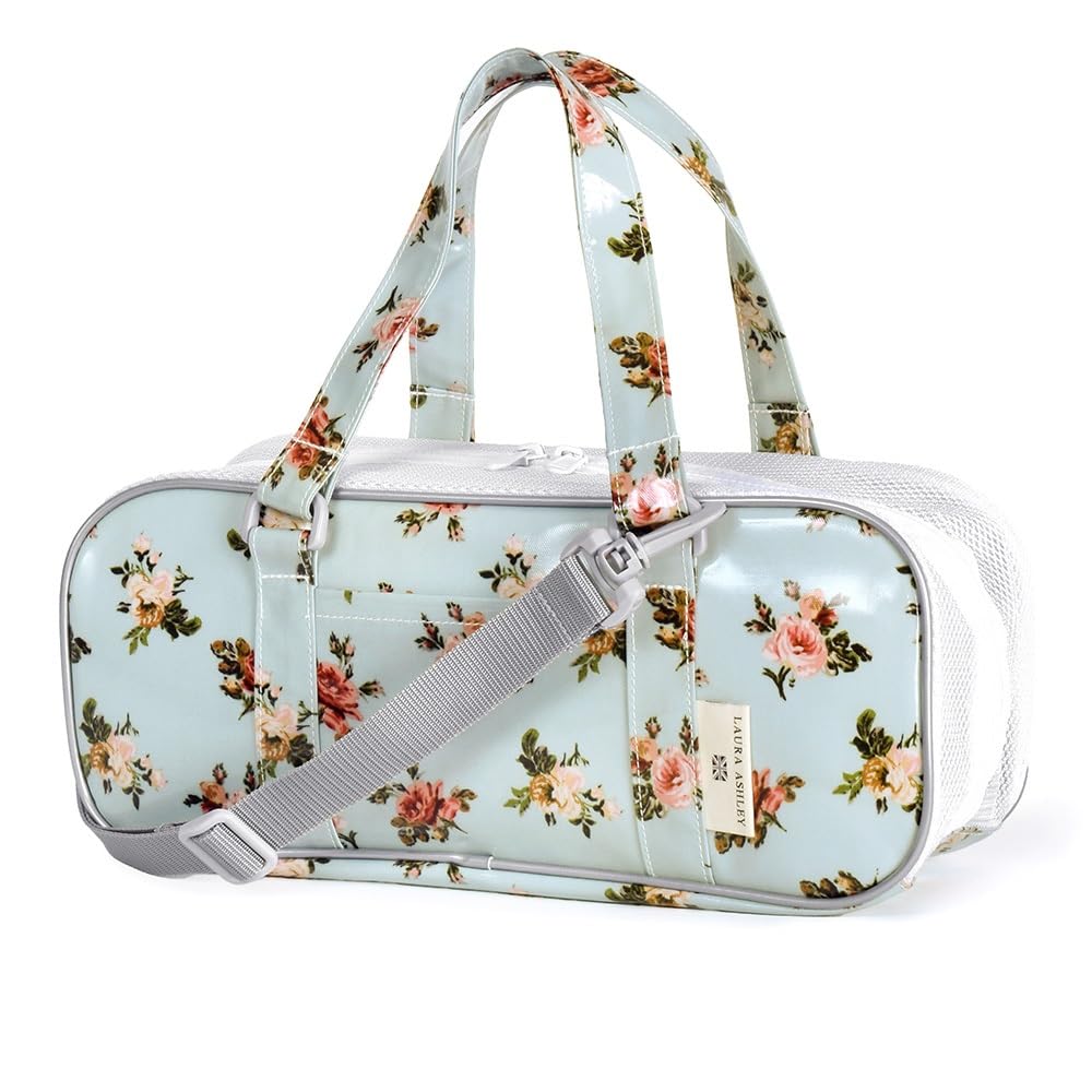 LAURA ASHLEY/COLORFUL CANDY STYLE 画材・絵の具バッグ(絵の具セット(サクラクレパス 水彩 5ml)付き) Ena’s Garden かわいい メッシュ 画材セット ショルダーベルト付き 水彩 絵の具入り 女の子 N2126010-NVL ※プレゼント：絵の具ホワイト12ml 付き