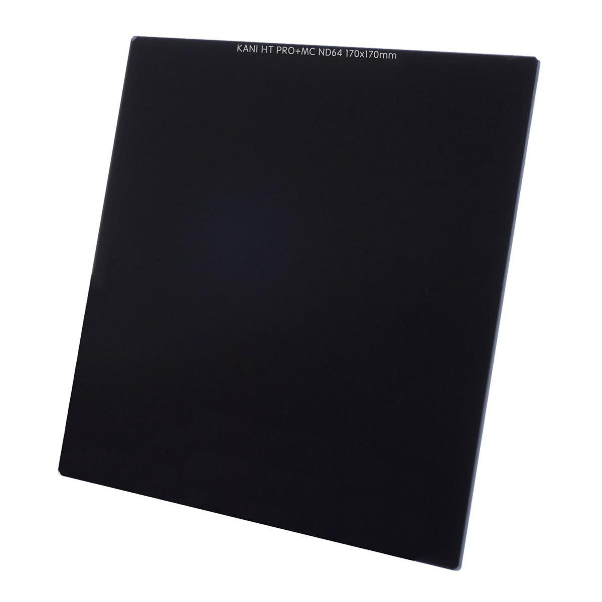 KANI 170mm幅 角型フィルター NDフィルター HT PRO+ MC ND64 170×170mm 減光効果6絞り分 色カブリ抑制 低反射 撥水 撥油 防汚 ナノコーティング 801791