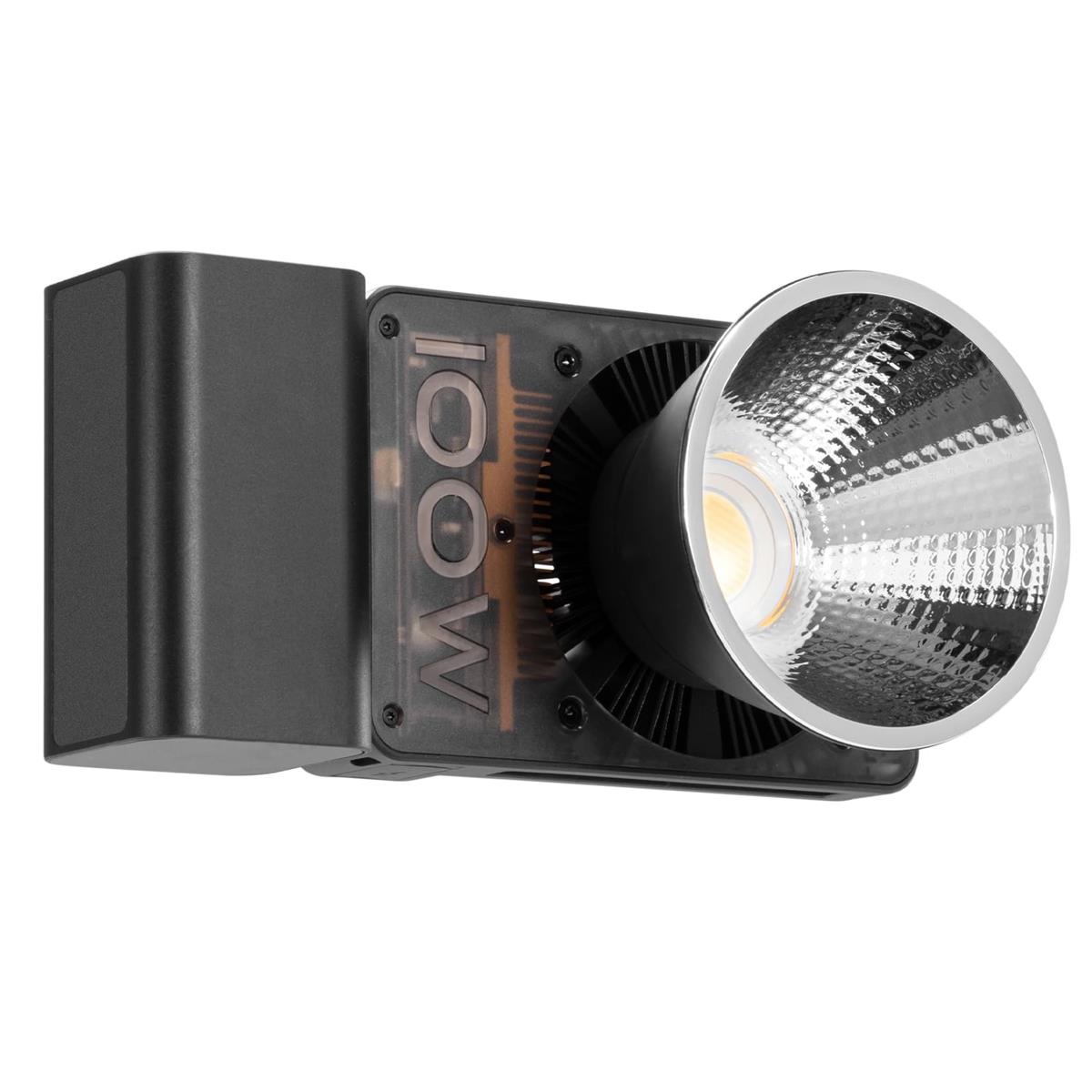 ジーウン (Zhiyun) LEDライト CINEPEER CX100 COBライト 2700~6200K 最大出力100W 充電式 内蔵バッテリー 映像制作 ライブストリーミング 軽量710g 【国内正規品】