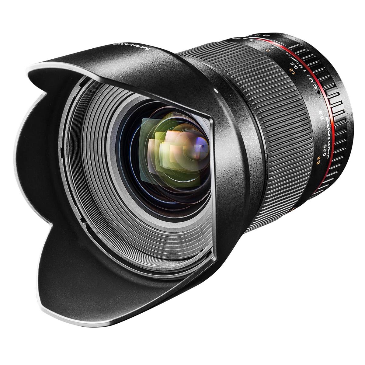 SAMYANG 単焦点広角レンズ 16mm F2.0 キヤノン EF用 APS-C用