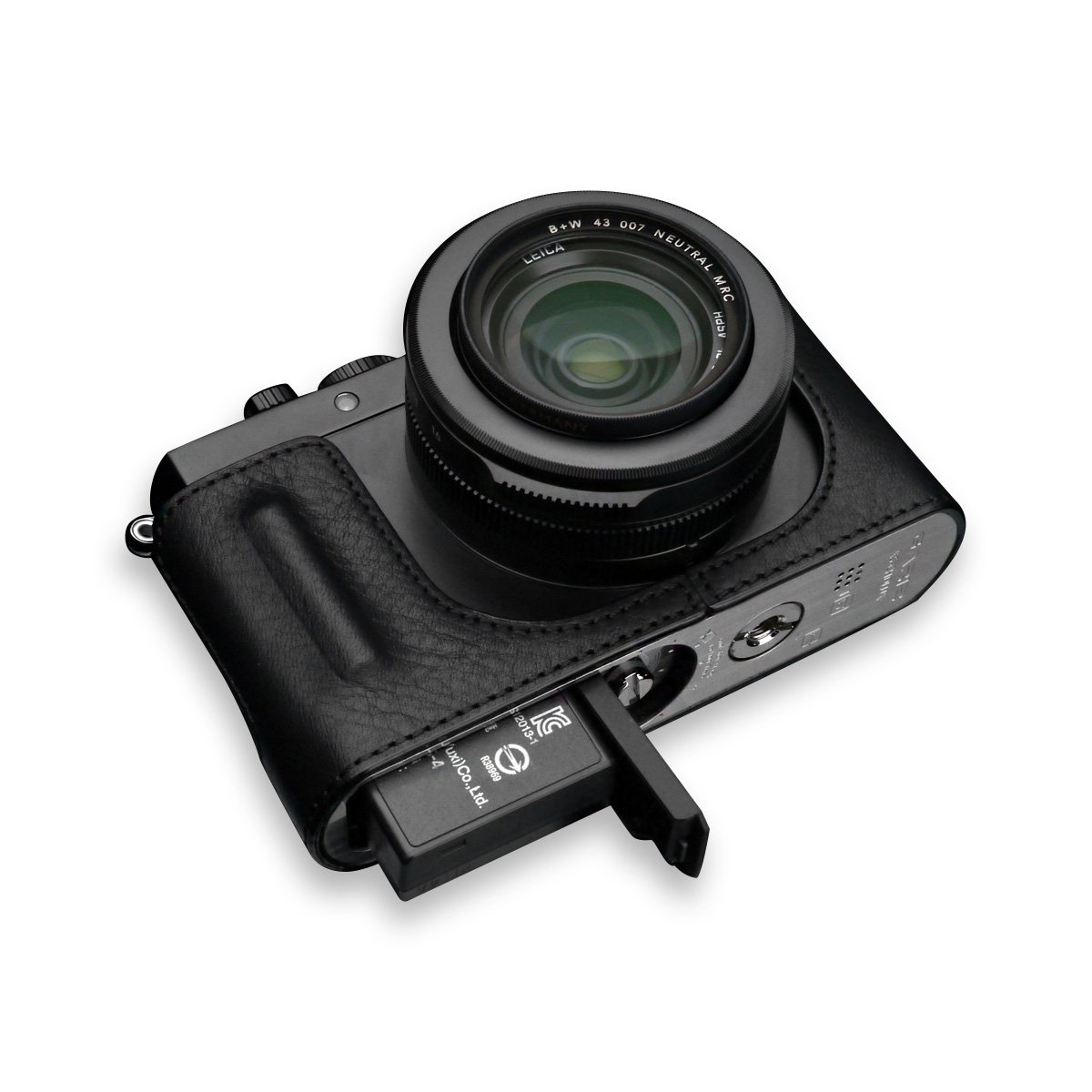 GARIZ Leica D-LUX (Typ109)用 本革カメラケース HG-DLUXBK ブラック