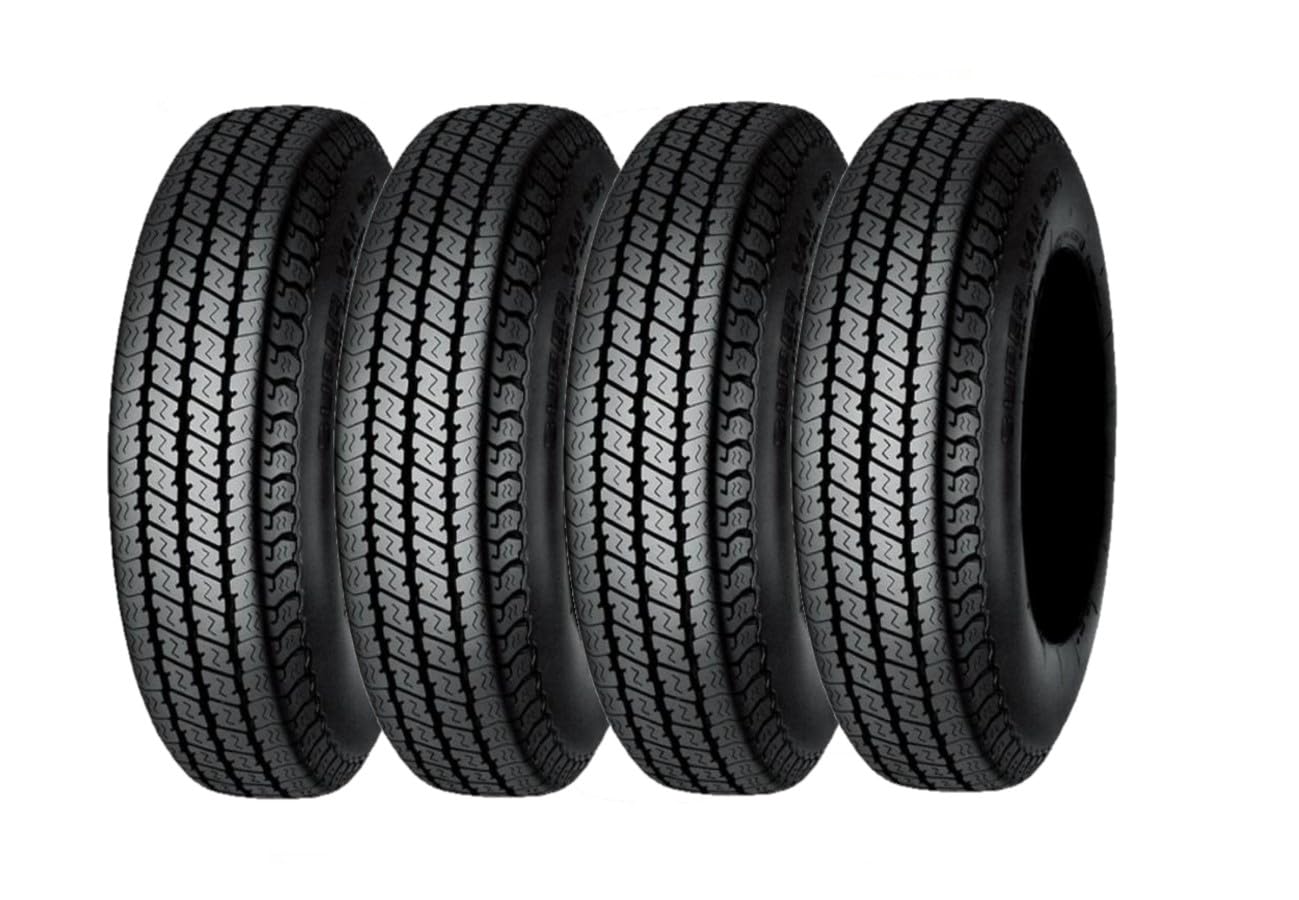 ヨコハマ(YOKOHAMA) 145/80R12 80/78N スーパーバン Y356 (145R12 6PR相当) 【バン/トラック用】4本セット｜フォーチュネスマート