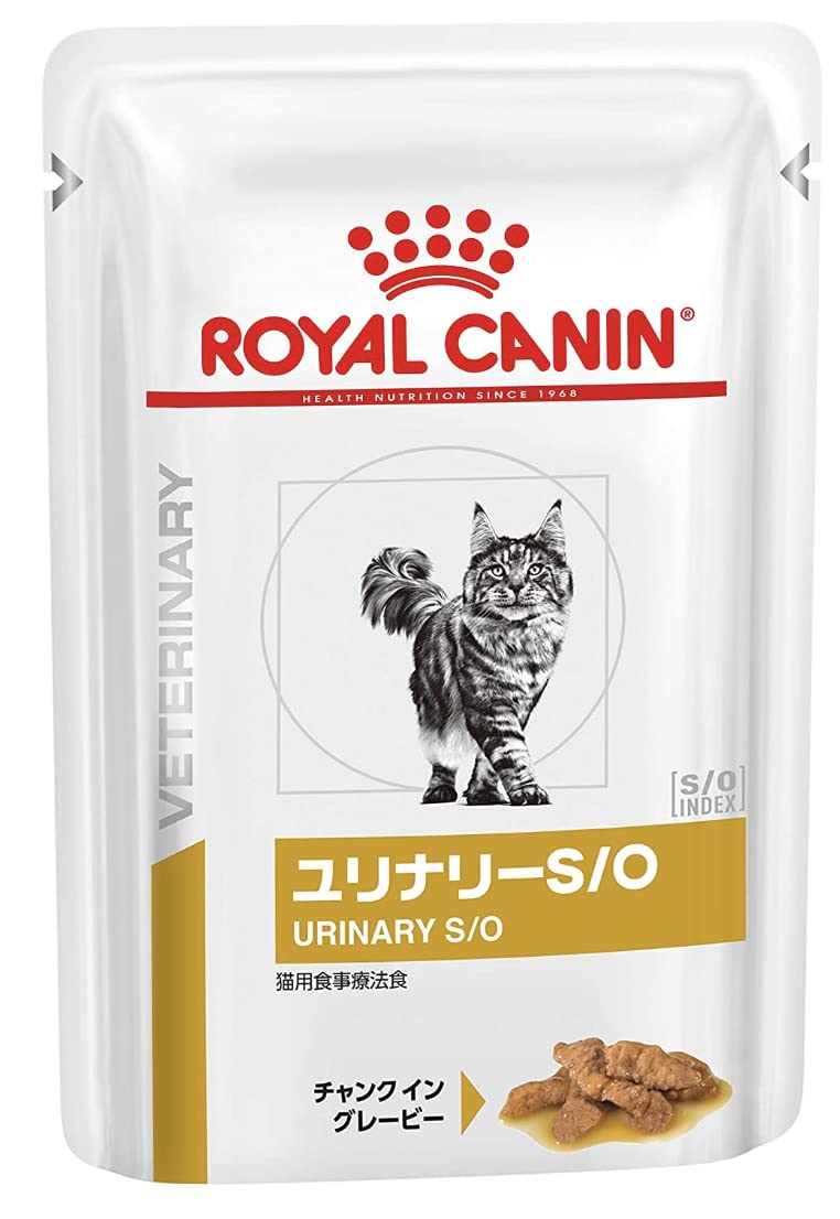 ［召し上がる治療法食］ロイヤル聖地 ベテリナリーダイエット 猫用 ユリナリーS/O 情の籠もった 合財袋 85g×24コ