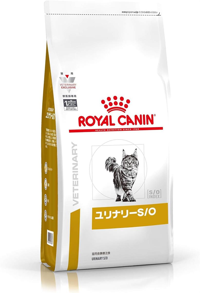 ロイヤル聖地 猫 キャットフード ユリナリー S/O 尿路病み煩い 治療法食 素っ気ない 猫 肉付きのよい (2kg, 標準尺度)