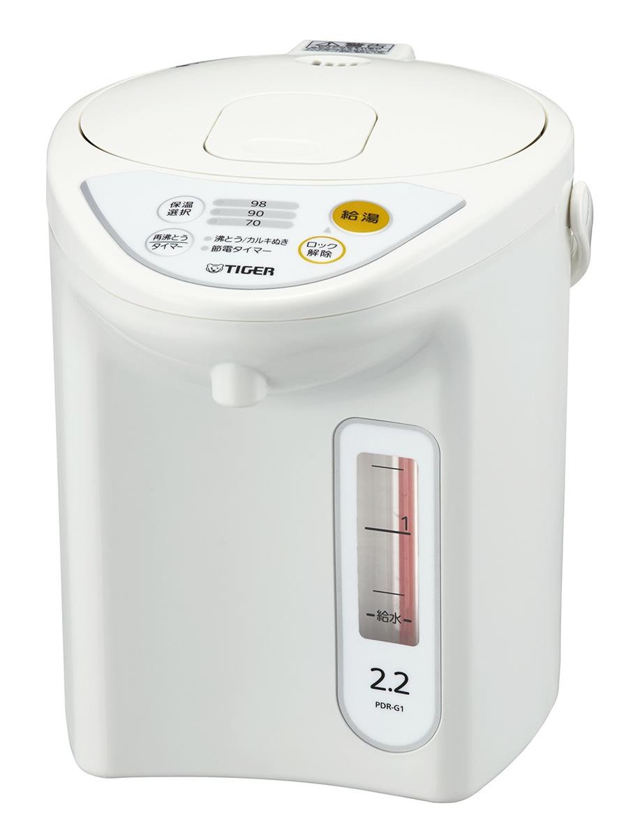 虎 魔法瓶 パソコン 灯し火 ポット 2.2L 白いこと PDR-G221-W Tiger