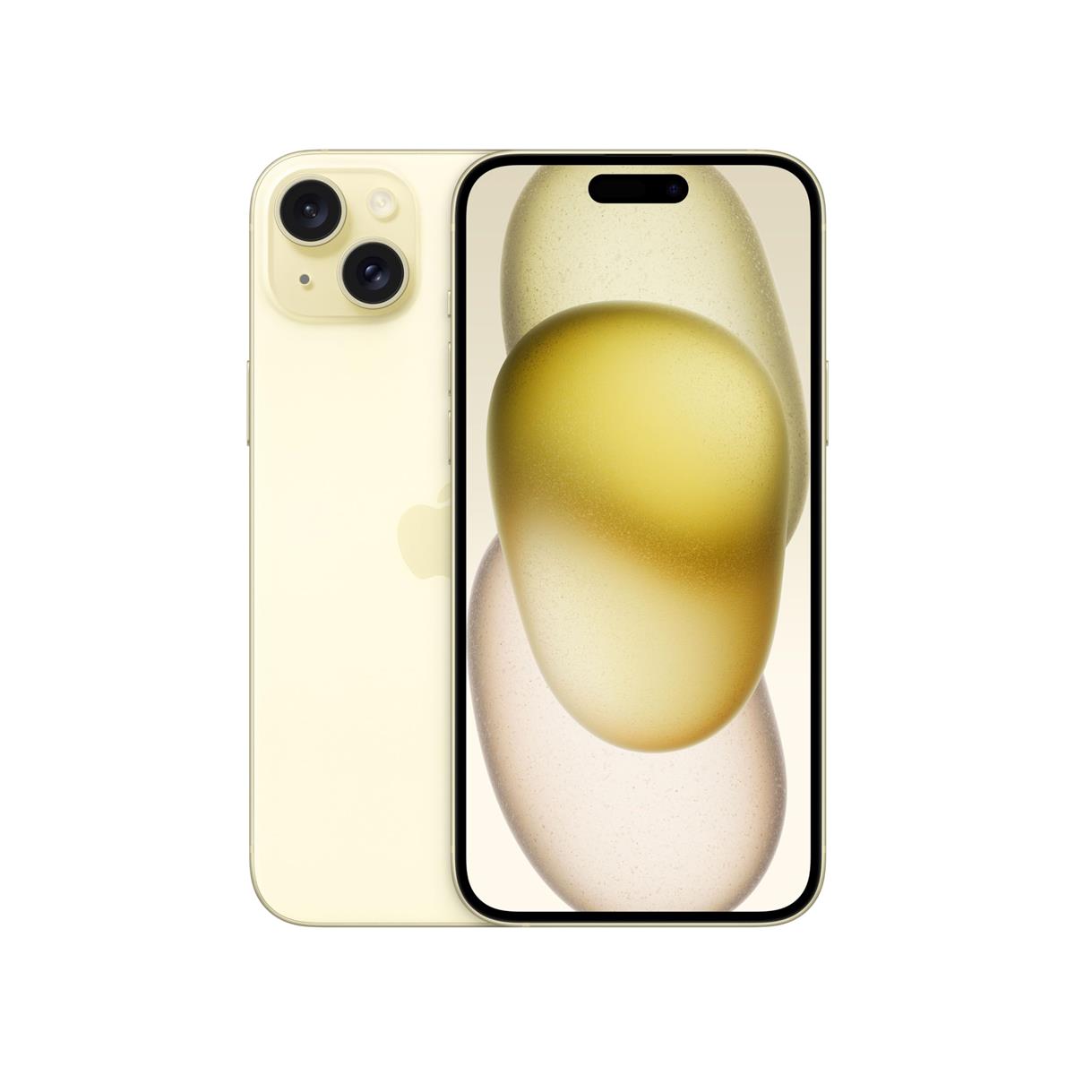 【保全済み品】Apple iPhone 15 Plus 512GB 黄色 SIM無償性 5G相応う