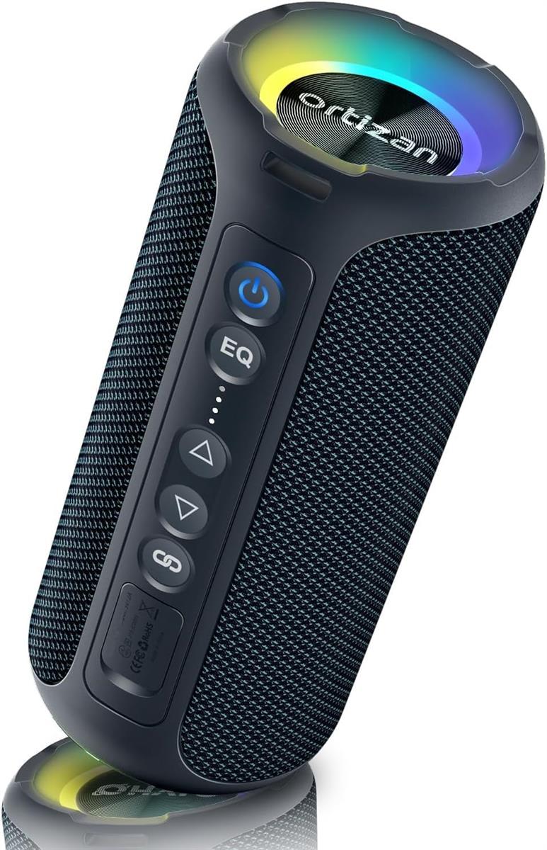 Ortizan Bluetooth 金棒引き 【40W大最終生産物 / 6600mAh大電気容量】 お風呂金棒引き ステレオ 重低音部 大音の大きさ IPX7雨合羽 24第四次元生まれ変わり Bluetooth5.3 ぶるーとゅーす ブルートゥース TWS相応う 携帯型 難民キャンプ iPhone/Android/パソコン相応う 差し上げ物や差し上げ物に至適/X8 Pro