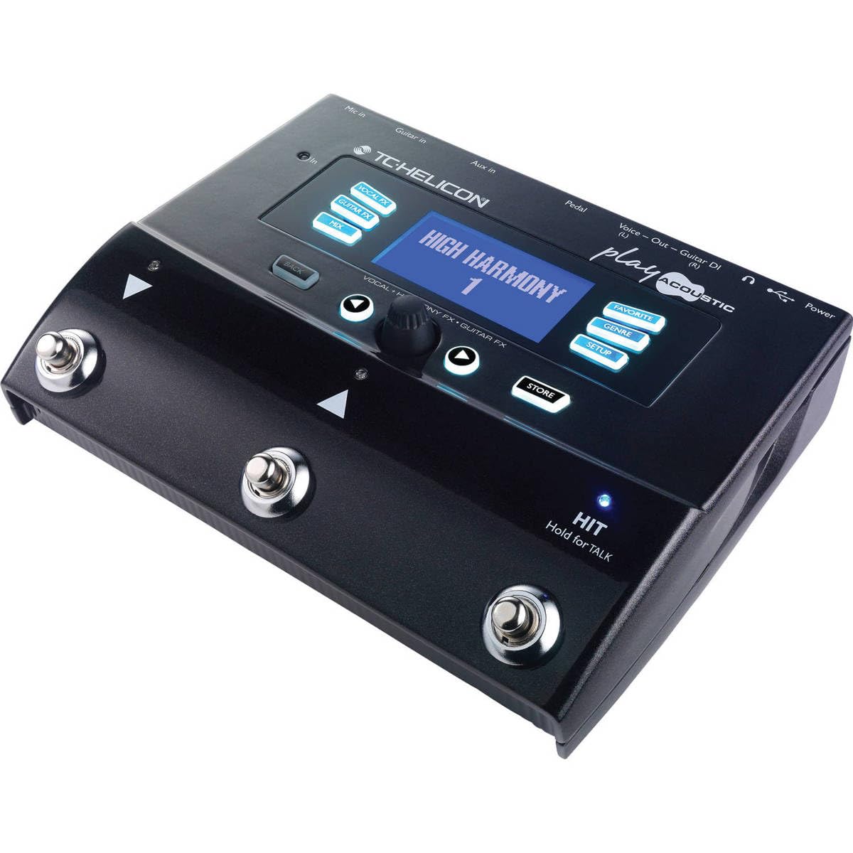TC HELICON エレアコ・ギター用エフェクト付きボーカルエフェクター PLAY ACOUSTIC【国内正規品】|フォーチュネスマート
