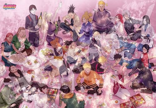 エンスカイ(ENSKY) BORUTO-ボルト- NARUTO NEXT GENERATIONS 遊宴 51×73.5cm ジグソーパズル 1000ピース JIGSAW PUZZLE 1000T-503画像