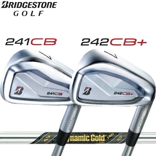 ブリヂストンゴルフ 2024 NEW ツアーB 241CB/242CB+ アイアンセット6本セット(#5～#9,PW) [ダイナミックゴールドMID115] スチールシャフト DG MID 115 BS 2024-2025ニューツアービーX 241/242シービープラス※コンボアイアンも可能｜フォワードグリーン