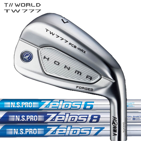 ホンマゴルフ TW777 アイアン 5本セット(#6～#10) [NSプロ ゼロス シリーズ] Zelos ゼロス8/ゼロス7/ゼロス6 スチールシャフト HONMA T//WORLD TOUR WORLD ツアーワールド 777 本間ゴルフ ヴィザード ビザード