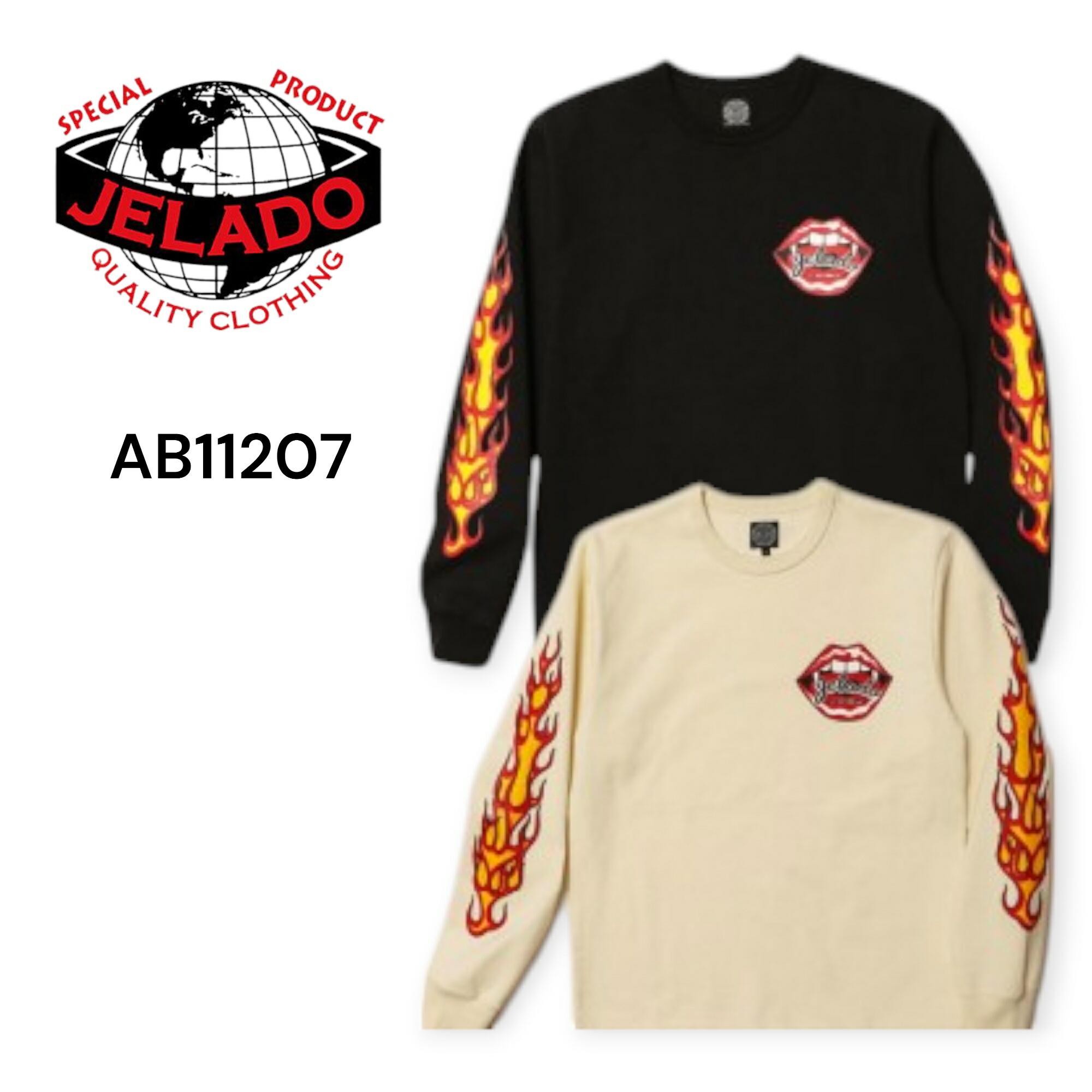 楽天市場】JELADO Flame Sleeve Tee ジェラード フレイムスリーブT