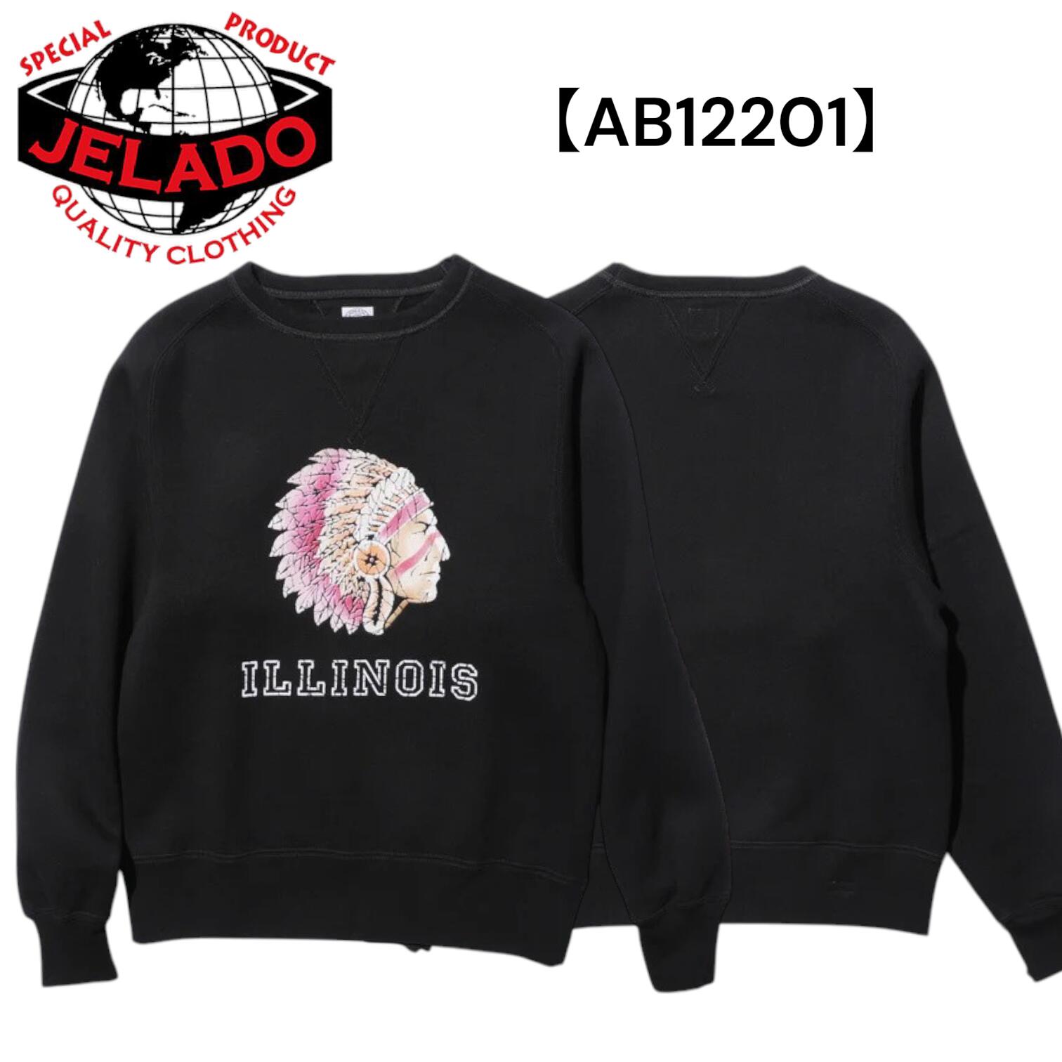 JELADO ジェラード 調教師 ILLINOIS Flocky Pt Sweat【AB12201】ブランド名調教師 メンズ アメカジ 刷り上げる調教師 汗水 ビンテージ風【貨物輸送無料】御召しもの 日本製