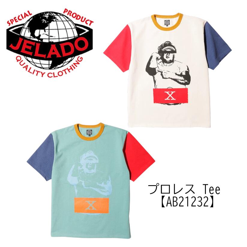 JELADO ジェラード プロフェッショナルレスリング Tee【AB21232】 半袖tプルオーバー ヴィンテージ アメカジ 【貨物輸送無料】御召しもの