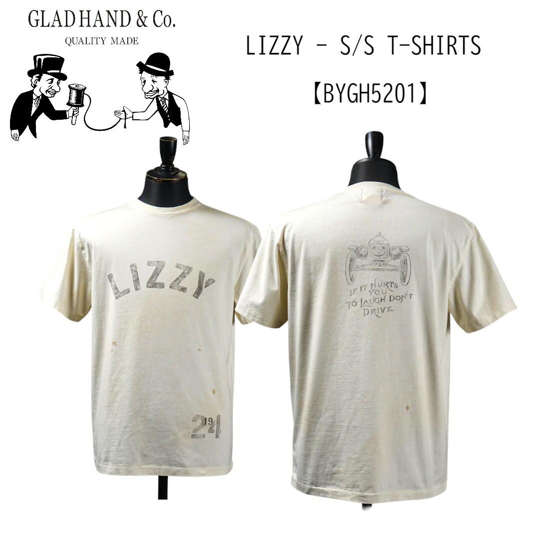 GLADHAND グラッドハンド OLD CROW LIZZY - S/S T-SHIRTS 【BYGH5201】 半袖 ビンテージ Tシャツ クルーネック U.S.Aコットン vintage 【送料無料】アパレル
