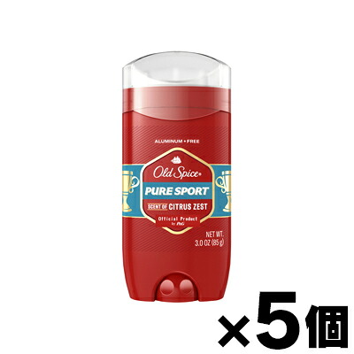 【送料無料!】 オールドスパイス フレグランスバー ピュアスポーツ(3oz/85g)×5個 (※正規輸入品)　0012044037508*5