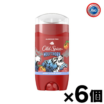 【送料無料!】 オールドスパイス　フレグランスバー　ウルフソーン 3oz/85g&times;6個　0012044038697*6｜フォーユー久米川店