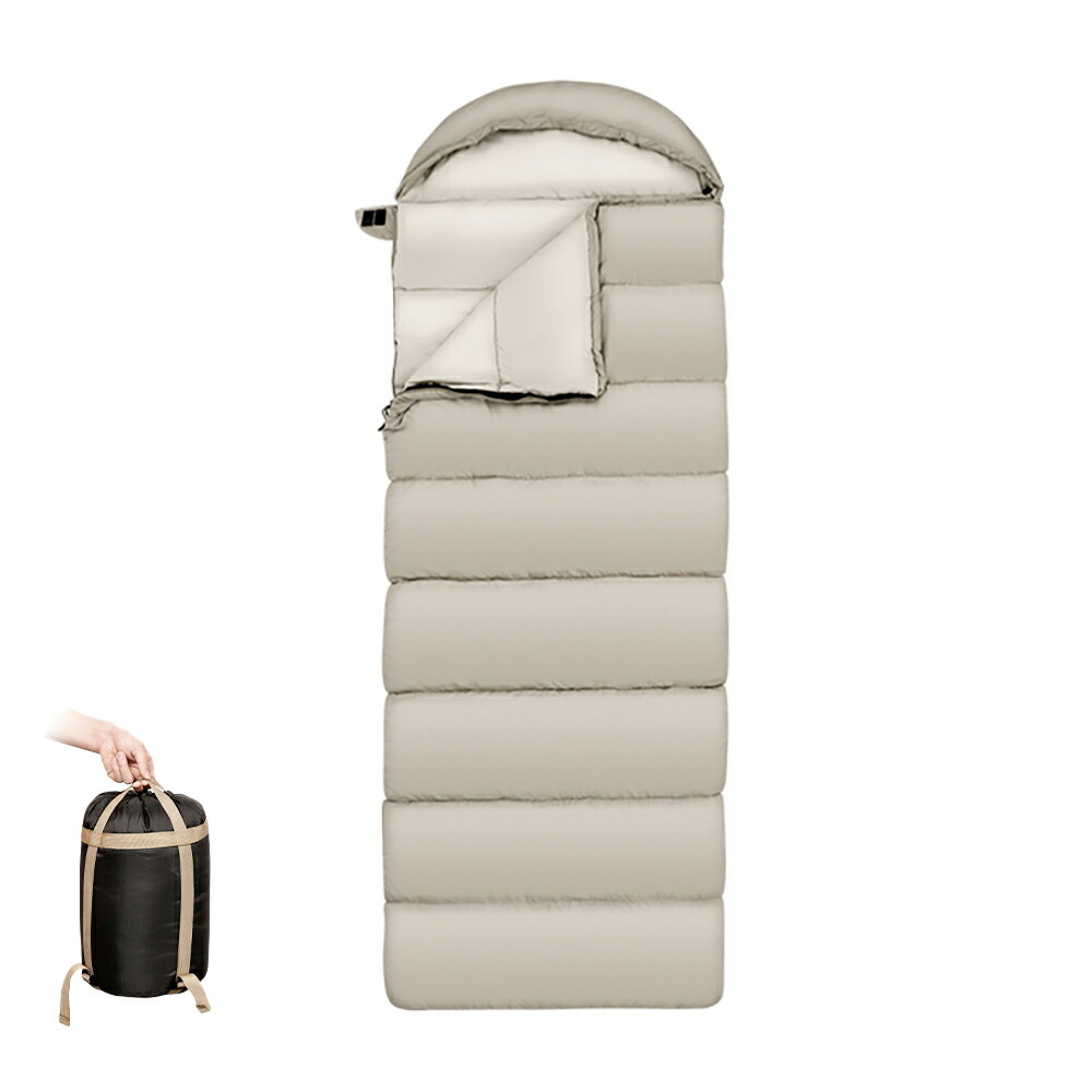 寝袋 シュラフ 封筒型 軽量 210T防水 1.8KG/2.4KG 超暖かい 春夏秋冬 収納パック付き マミー型 アウトドア 登山 避難用 車中泊 防災用 丸洗い可能