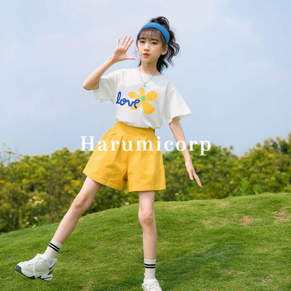 楽天市場】子供服 女の子 夏服 セットアップ キッズ tシャツ ブラウス