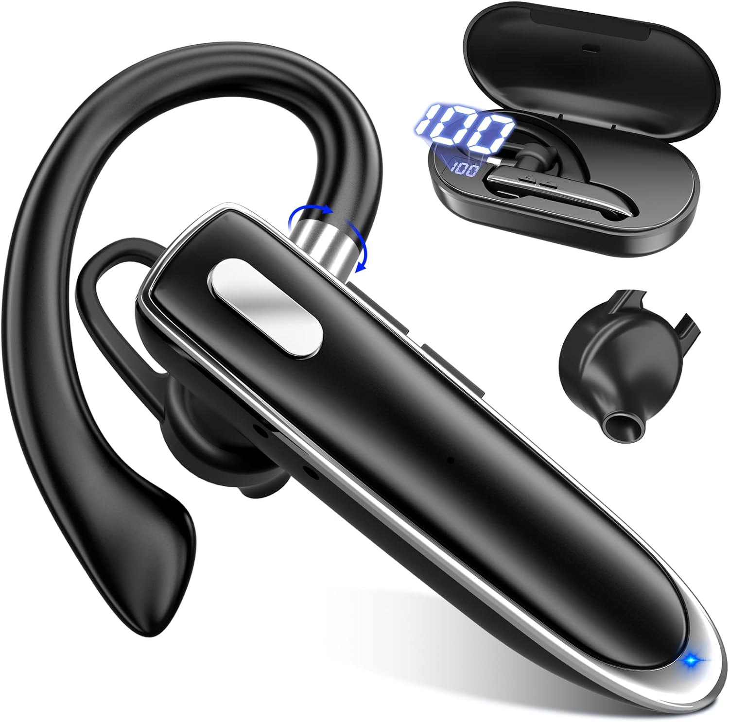 楽天市場】【新登場 Bluetooth 5.3】ヘッドセット イヤホン 片耳