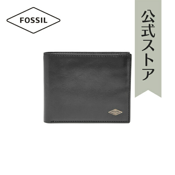 【楽天市場】【30% OFF】フォッシル 財布 二つ折り メンズ