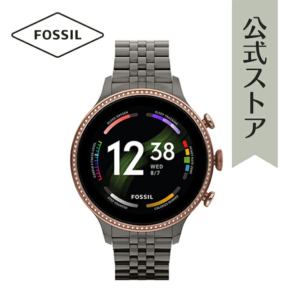 楽天市場 2021 秋の新作 フォッシル スマートウォッチ ジェネレーション6 ガンメタル タッチスクリーン レディース Fossil 腕時計 Ftw6078 Gen 6 Smartwatch 公式 1年 保証 Fossil フォッシル公式ストア