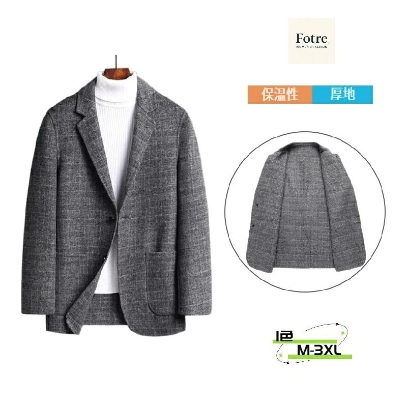 ウールコート アメカジ アウター 厚地 長袖 カジュアル 防寒着 冬服 シングルブレスト スーツ ビジネス ミドル丈 暖かい ウール メンズ チェスターコート ジャケット ハーフコート ビジネスコート ロングコート|Fotre