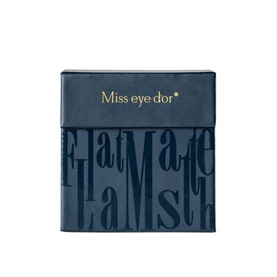 【Miss eye d'or】オードリーコレクション FLAT MATTE LASH ネイビーアッシュ Jカール 0.15mm サイズMix