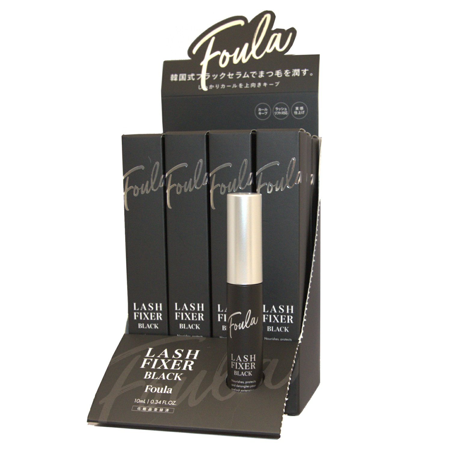 【Foula】ラッシュフィクサーブラック 10ml 12本仕掛ける