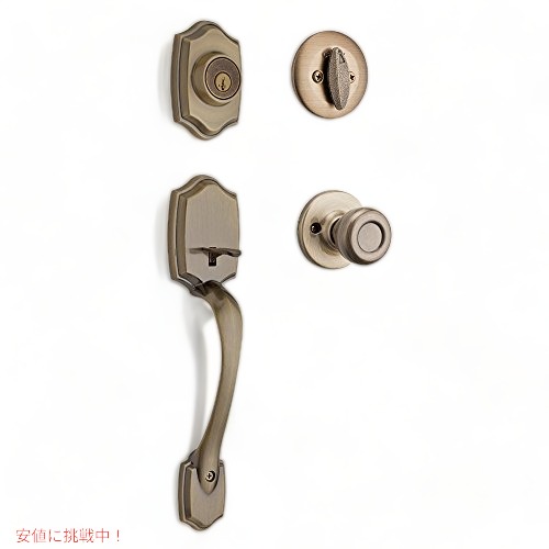 Kwikset 96870-098 部屋の入り口ノッブ、鍵を掛ける