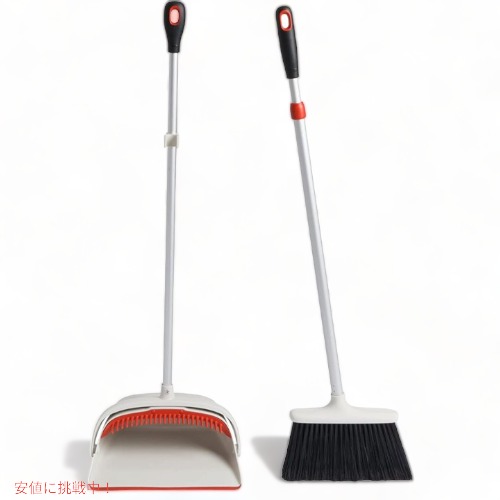 オクソー 好ましい手持ち部分 スウィープセット OXO ホウキ ちりとり 洗い濯ぎ物の具