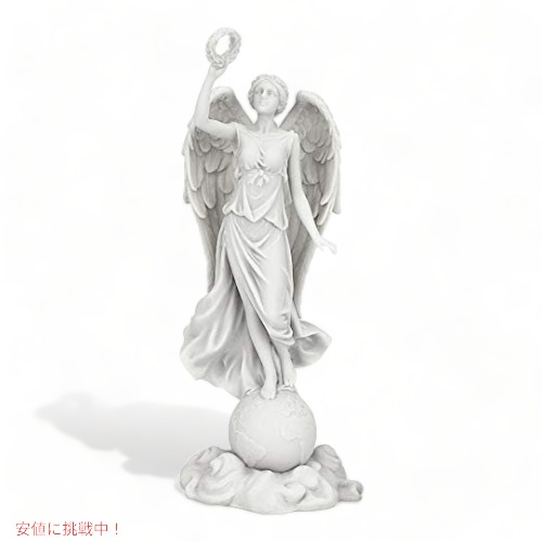 Design Toscano デザイントスカーノ 花輪を捧げ持つ平和の天使 b004ab4yie-00.jpg