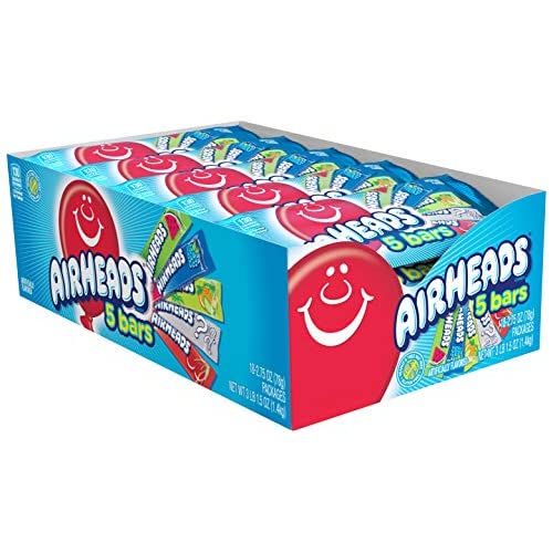 Airheads キャンディバー バラエティ with Display Tray (90 Bars Total)
