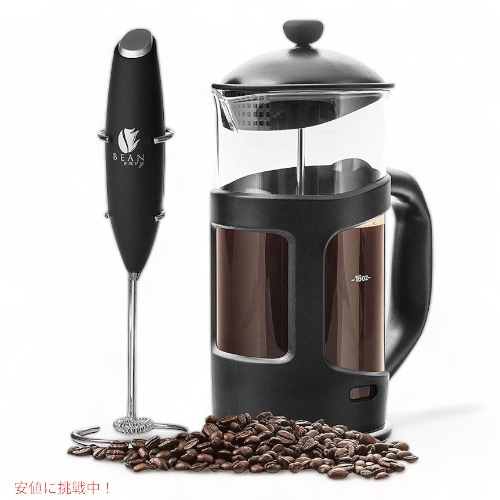 Bean Envy フレンチプレス SYNCHKG116982 コーヒーメーカー ミルク泡立て器付き Founderがお届け!
