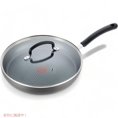 ティファール フライパン T-FAL 2100094824 テフロン加工 ふた付き 12インチ Founderがお届け!