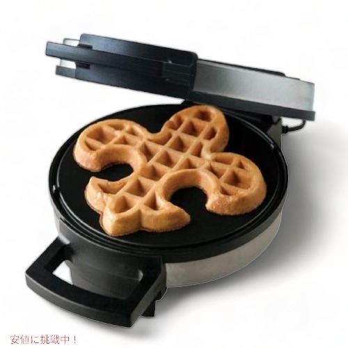 ワッフルメーカー BCOWW fdlis フルール・ド・リス型 時短家電 朝食 おやつ ホットケーキ パンケーキ ワッフル作り Founderがお届け!
