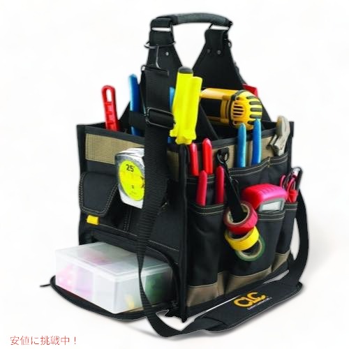 CLC カスタムレザークラフト ツールキャリア 1528 電気・メンテナンス用 ブラック 工具 収納バッグ ツールバッグ 道具袋 14,885円