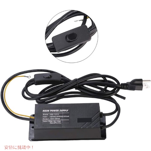 ZODZ ネオン点火装置ワット数 120V AC50 60サイクル ネオン点火装置 表われ かざり付ける 佩び物 Founderがお届け!