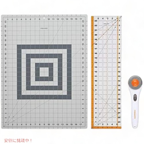 フィスカース カッティングセット Fiskars 95237097J ロータリー ソーイング 3個入
